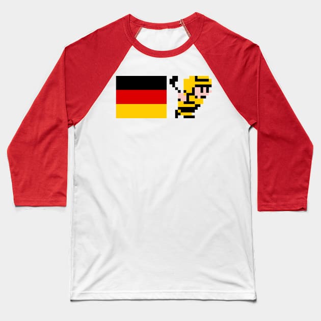 Ice Hockey - Germany Baseball T-Shirt by The Pixel League